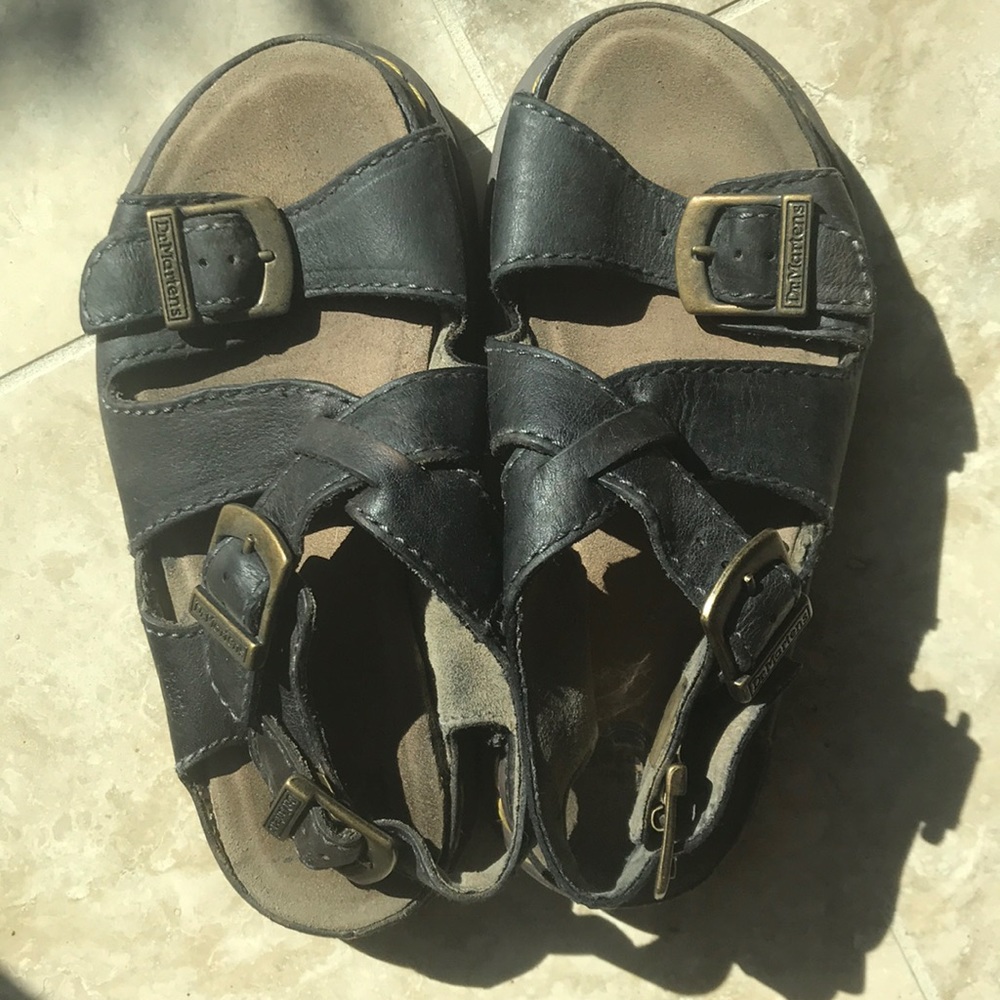 Dr Marten leather sandals size 8